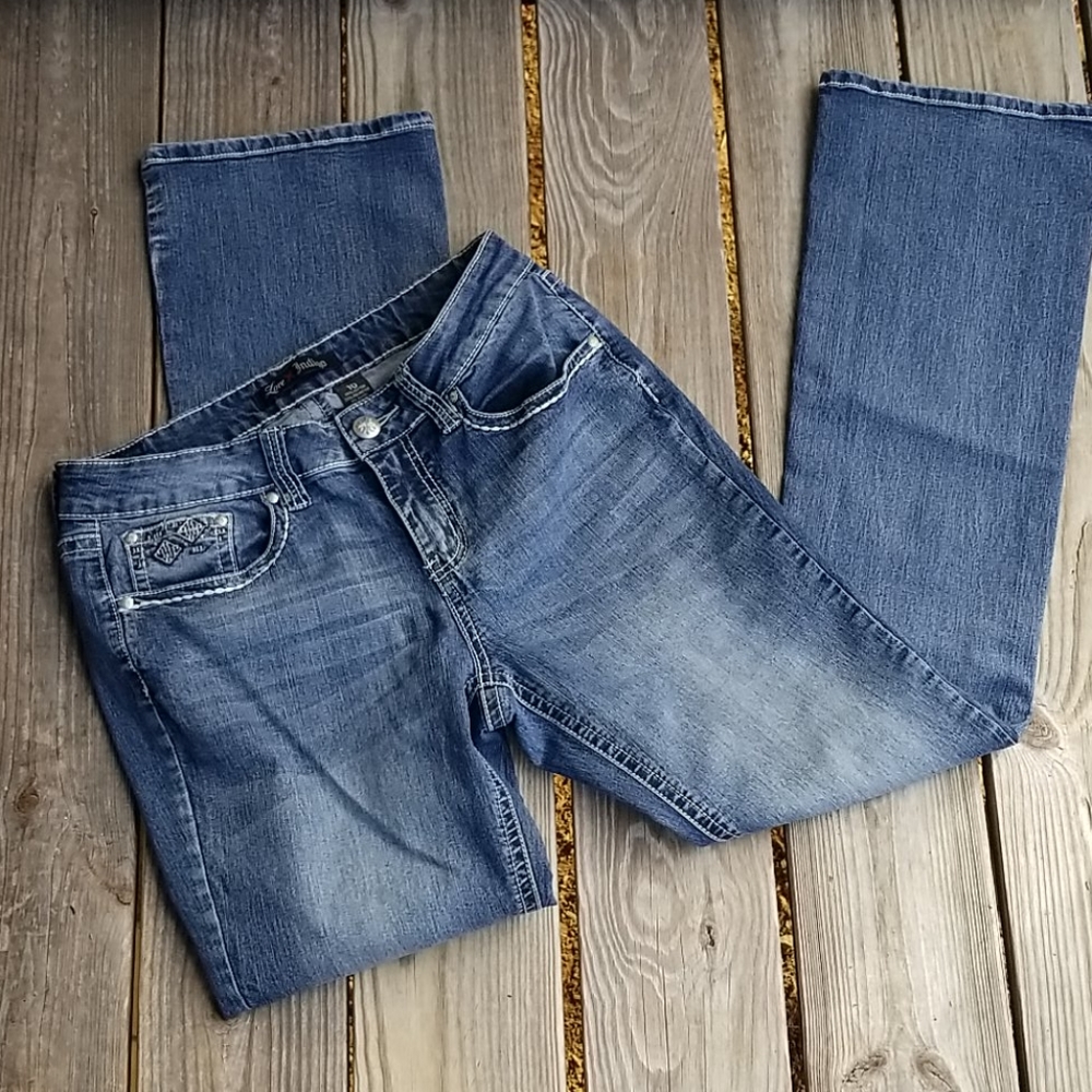 Women's Size 10 Love Indigo bling jeans